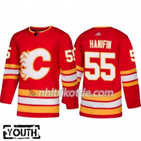 Calgary Flames Trikot Noah Hanifin 55 Adidas Alternate 2018-19 Authentic - Kinder